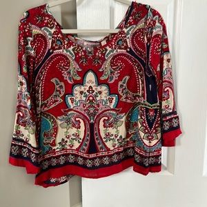 Anthropologie Paisley Blouse